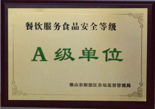 熱烈祝賀上佳市幼兒園榮獲順德區(qū)餐飲服務食品安全 示范單位 和 a級單位 稱號